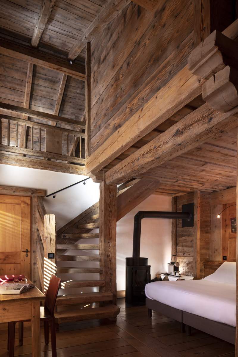 Farmhouse rooms, hotel grand massif, french alps, les carroz
