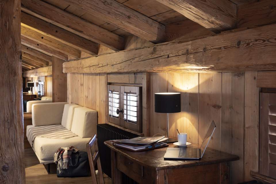 Farmhouse rooms, hotel grand massif, french alps, les carroz